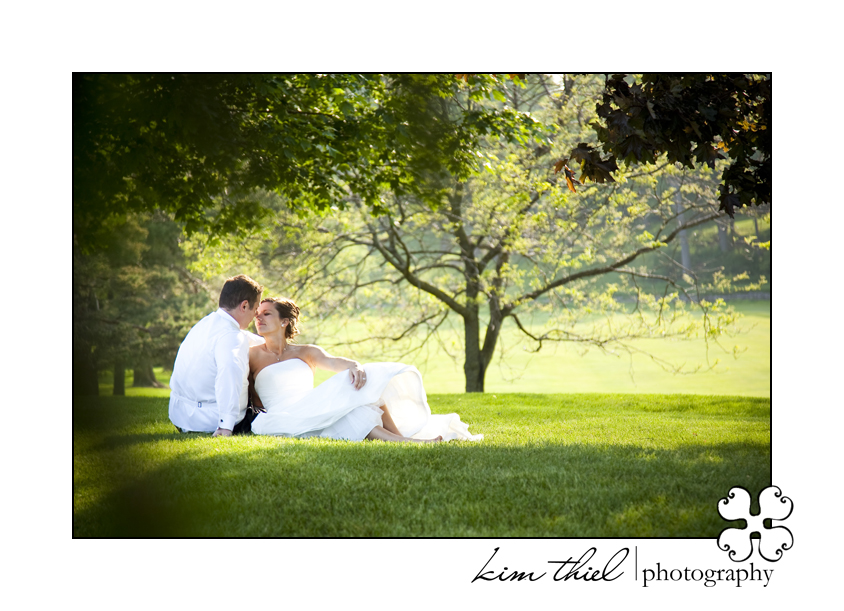 Andy & Sara Prior To Reception At Butte Des Morts