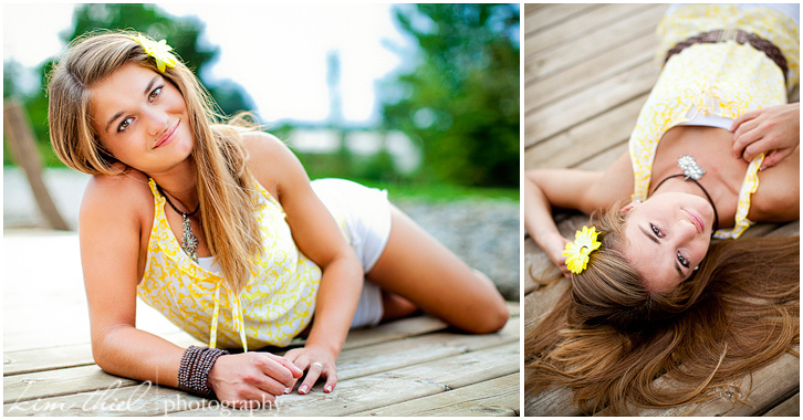 Outdoor senior photographer, Kim Thiel Photography. 