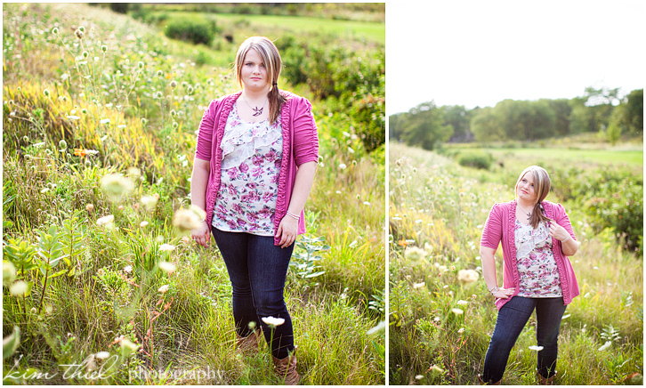 beautiful senior portrait posing by kim thiel photography