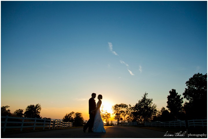 Door County sunset wedding by Kim Thiel Photography