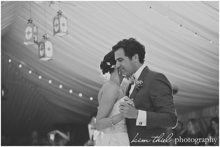 103_horseshoe-bay_first-dance_tent_door-county-wedding