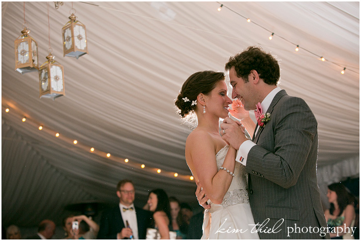 104_horseshoe-bay_first-dance_tent_door-county-wedding