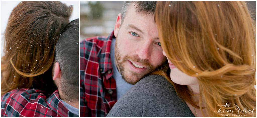 12-Kim-Thiel-Photography-Snowy-Engagement, Winter Engagement Appleton Wisconsin