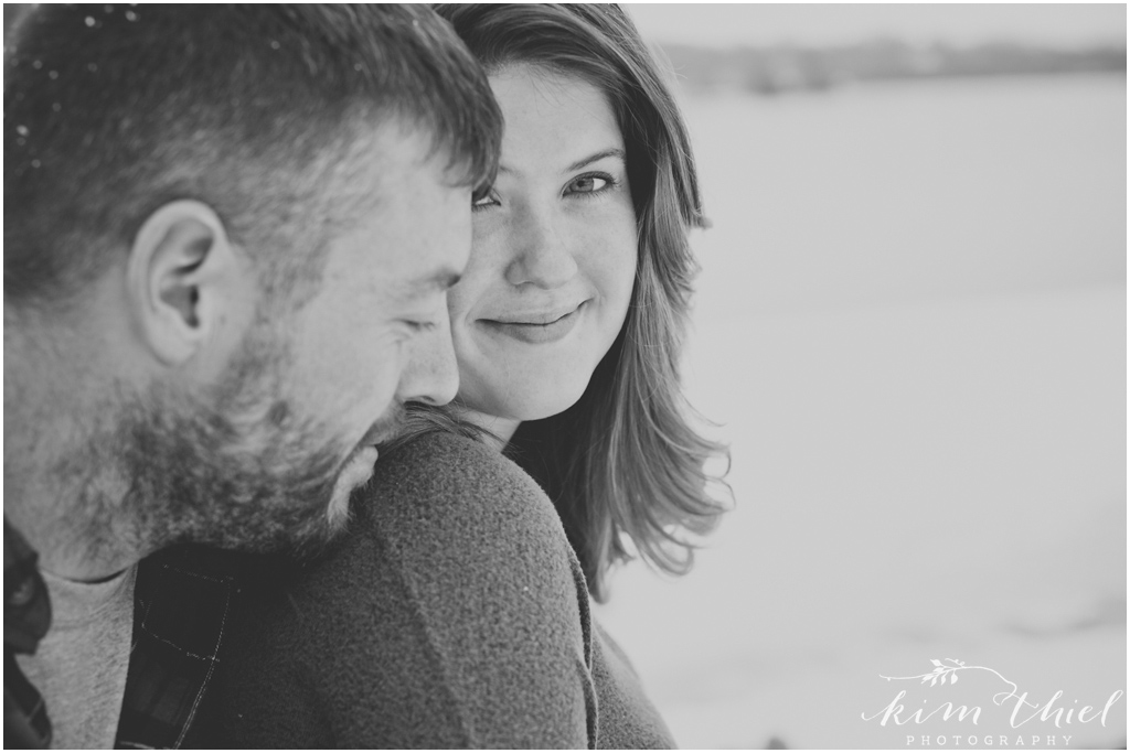 13-Kim-Thiel-Photography-Snowy-Engagement, Winter Engagement Appleton Wisconsin