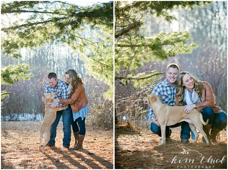 kim-thiel-photography_pine-plaid-engagement_01, Spring Engagement