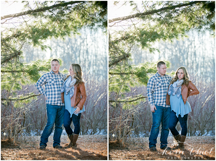 kim-thiel-photography_pine-plaid-engagement_03, Spring Engagement