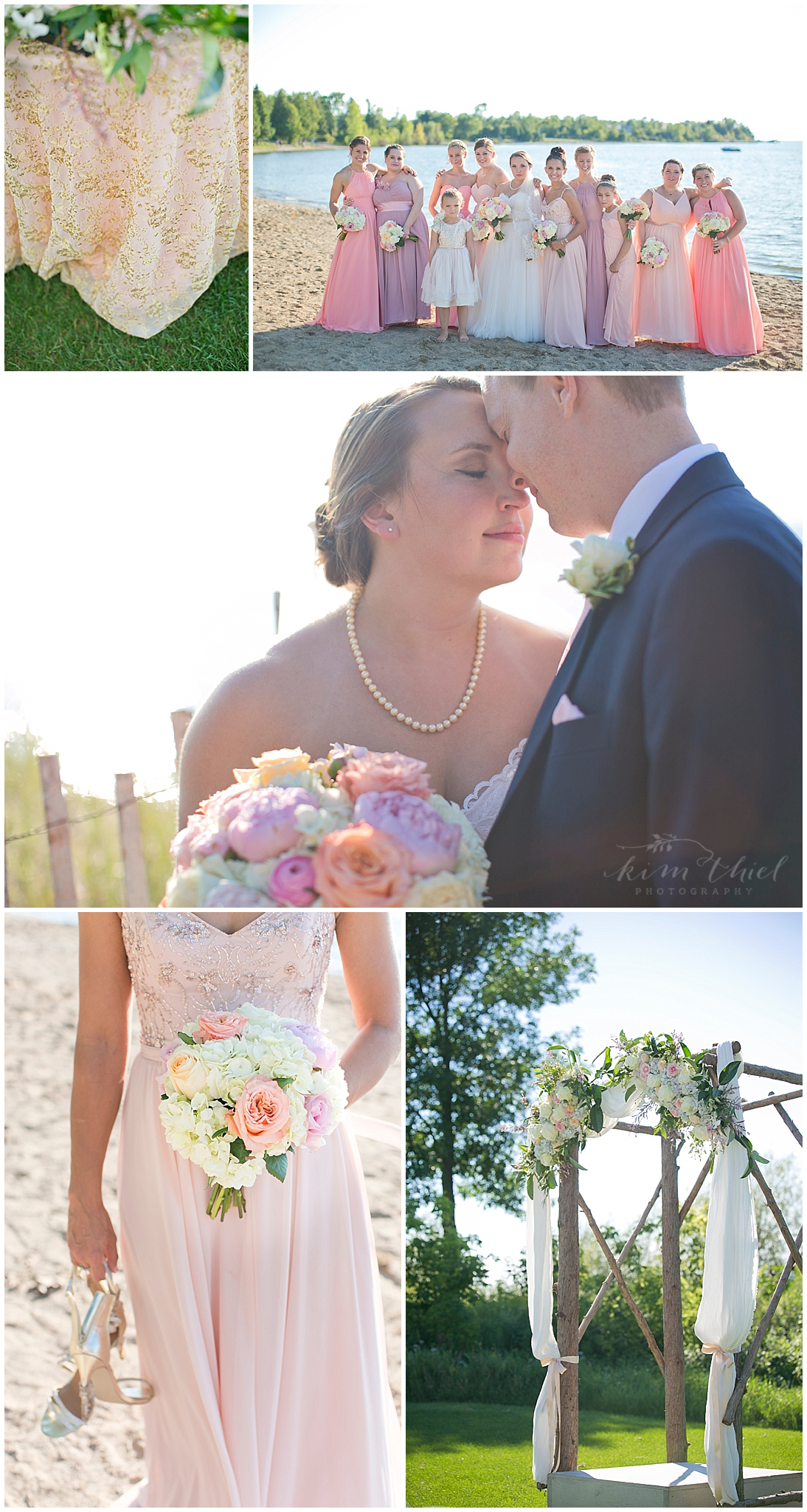 Pink and Peach Wedding