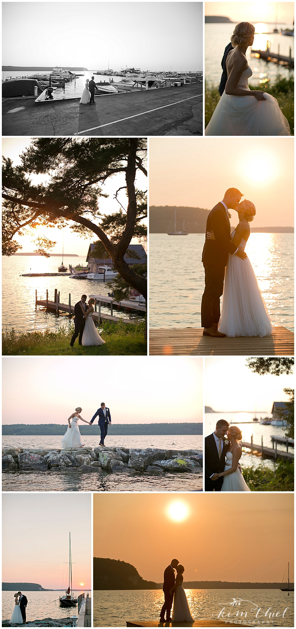 Dreamy Sunset Wedding Pictures